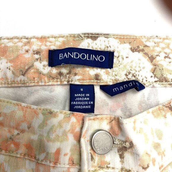 Bandolino Mandie Capri Women's size 8 Multi Color Denim jeans - Picture 3 of 4